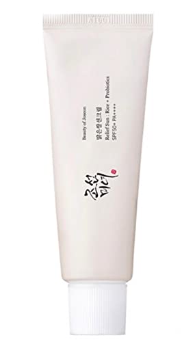 Beauty of Joseon Rice Probiotics Sunscreen Spf 50+ Sunscreen avec extraits de riz.