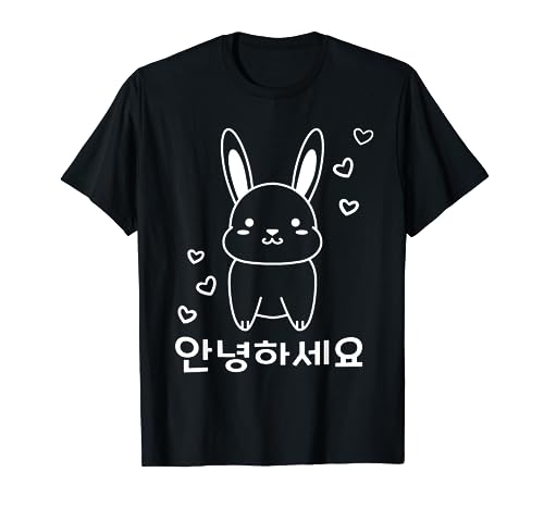 Annyeonghaseyo + Hase (Hallo auf Koreanisch) T-Shirt
