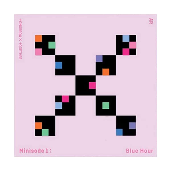 Big Hit Entertainment TXT Minisode1 : Blue Hour Album [AR Version] CD+Photobook+Paper Sticker+Lyric Paper+Behind Book+Photocard+Postcard+(Extra TXT 4 Photocards+TXT Mirror)