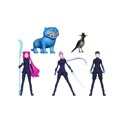 Huntrix Merch Figure Kpop Hunters Rumi Mira Zoey Tiger Birds Spielzeugfiguren HUNTR/X Puppen Figur Kpop Merchandise Geschenke für Cartoon Fan