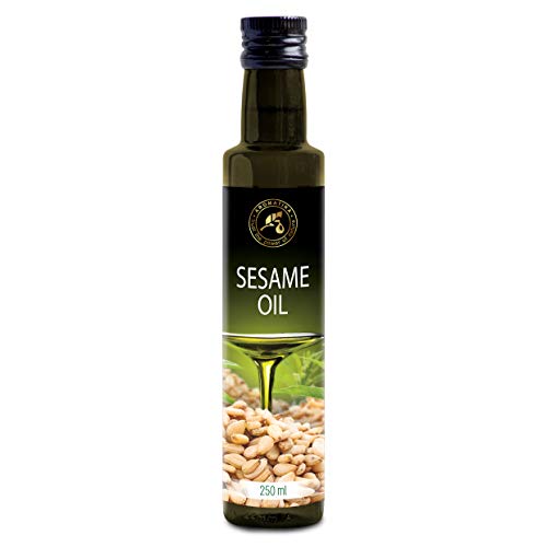 Sesamöl 250ml - Kaltgepresst & Sesamöl für Essen & Gesundheit - Sesamum Indicum - Rein & Natürlich