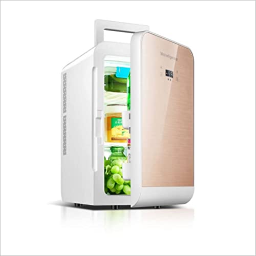 Samnuerly Kühlbox Autokühlschrank, 20L Autokühlschrank, tragbarer Minikühlschrank, AC- und DC-Hotspot-System, Thermostat, Arzneimittelaufbewahrung, Kosmetikkühlschrank