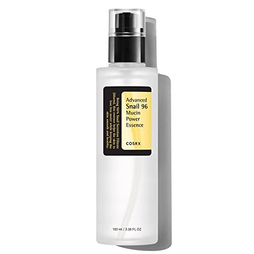 COSRX Advanced Snail 96% Mucin Power Essence 100ml, Gesichtsserum mit Schneckenschleim und Hyaluron hochdosiert, für unreine und empfindliche Haut, Anti Pickel, tierversuchsfrei, Korean Skincare