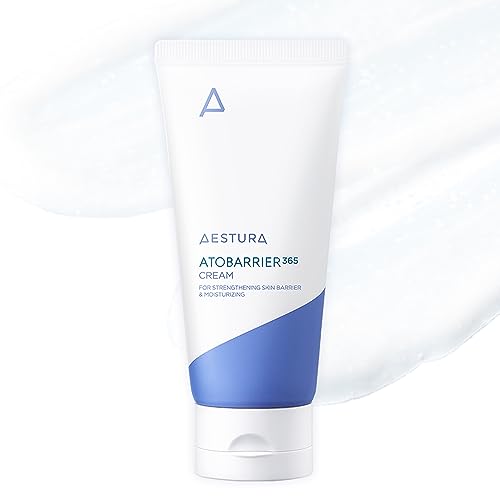 AESTURA ATOBARRIER365 CREAM mit Ceramid Korean skincare 120 Std. Feuchtigkeitspflege mit Sichtbare Kapsel Gesichtscreme für trockene & empfindliche Haut Dermatologisch getestet 80mL