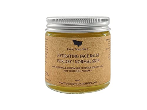 Hydrating Solid Face Balm für trockene/normale Haut, 100% reines Sanddornöl, 60 ml