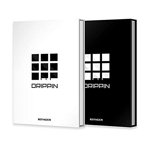 K-POP DRIPPIN 1. Mini-Album Boyager, zufällige Version, CD + 80p Booklet + Gepäckanhänger + 2p P.Card versiegelt