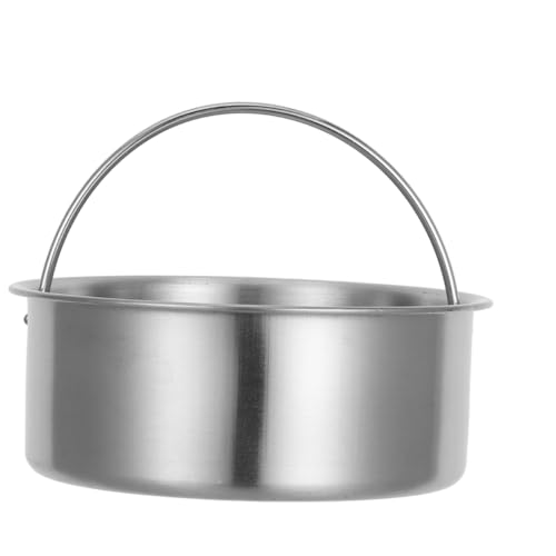 OUNONA Schüssel Für Gedämpfte Eier Kleine Dampfschalen Für Eier Tragbare Dampfschale Für Eier Dampfschale Für Reis Dampfgarer Kompakte Dampfschale Griff Für Eier Edelstahlschale