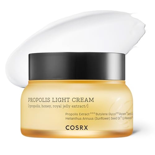 COSRX Full Fit Propolis Gesichtscreme mit 64% Propolis, Koreanische Glow-Creme für glatte, strahlende Haut, Feuchtigkeitscreme und Pflegecreme, geeignet für alle Hauttypen, Korean Skincare 65ml