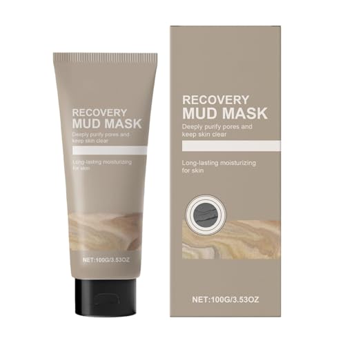 Relief Mud Maske, Moisturizing Mud Pack, Recovery Mud Face Wash, Gesichtsreiniger, Gesichtsreiniger, Mud Maske, weiche Reinigung, Gesichtsmaske, Gesichtsreinigung, für Erwachsene, Beautician