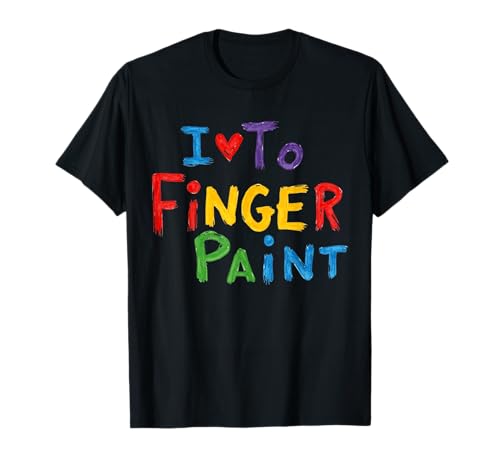 I'm Paint I Heart Love To Finger Paint Lustiges süßes Paar T-Shirt