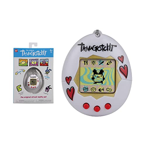TAMAGOTCHI Bandai Original Heart – Virtuelles elektronisches Haustier mit Display, 3 Tasten und Spielen – 42936