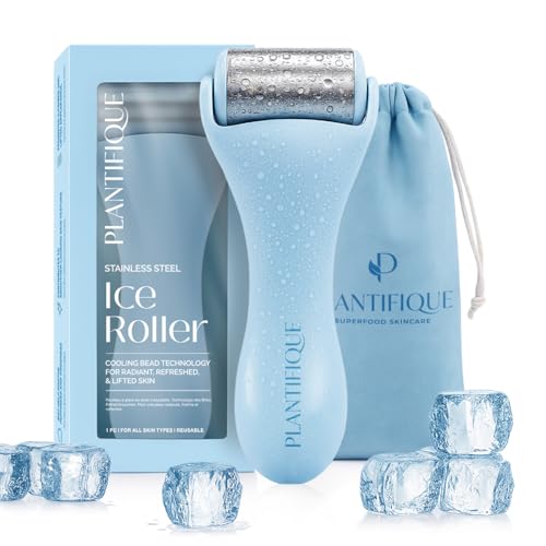 PLANTIFIQUE Ice Roller für das Gesicht – Eisroller zur Gesichtsmassage & Kühlung – Gesichtsroller gegen Schwellungen, Augenringe und Falten – Skincare Beauty Tool