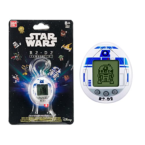 Bandai - Tamagotchi - Original-Tamagotchi - Star Wars - R2 D2 in weiß - Virtuelles elektronisches Haustier - 88821