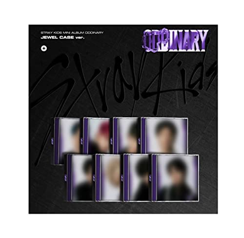 Stray Kids JYP KPOP IDOL Schmuckkästchen, 8 Alben und extra Fotokarten, 8 Stück