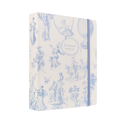 KOKONOTE Planer 2025–2026 Versailles – Planer für Damen, 17 Monate (25. August/Dez. 26), akademischer Wochen- und Monatsplaner 2025–2026, 16,3 x 20,1 cm, Hardcover Agenda 2025, dickes Papier, 120 g/m²