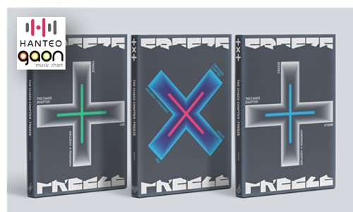 TXT - The Chaos Chapter: Freeze [World + You + Boy Full Set ver.] (The 2nd Album) [Pre Order] 3CD+3Photobook+3Folded Poster+Others with Tracking, Extra Decorative Stickers, Photocards