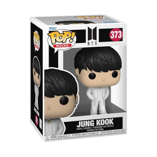 Funko Pop! Rocks: BTS - Jungkook - Jung Kook - Vinyl-Sammelfigur - Geschenkidee - Offizielle Handelswaren - Spielzeug Für Kinder und Erwachsene - Music Fans - Modellfigur Für Sammler und Display