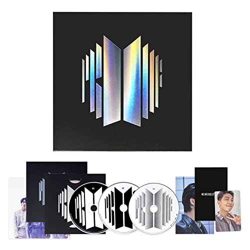 BTS - [Proof] (Compact Edition) Outer Sleeve + Booklet + CD Plate + CD + Photocard + Postcard + Mini Poster + Discography Guide + 2 Pin Button Badges + 10 Photos