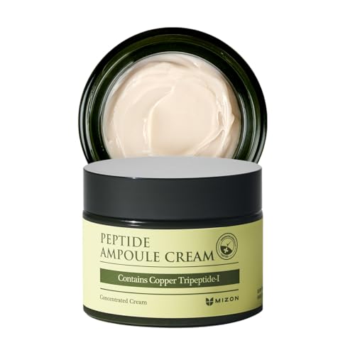[MIZON] PEPTIDE AMPOULE CREAM (50 ml) Koreanische Hautpflege - Fortgeschrittene Peptidformel für verbesserte Hautelastizität und Faltenreduktion