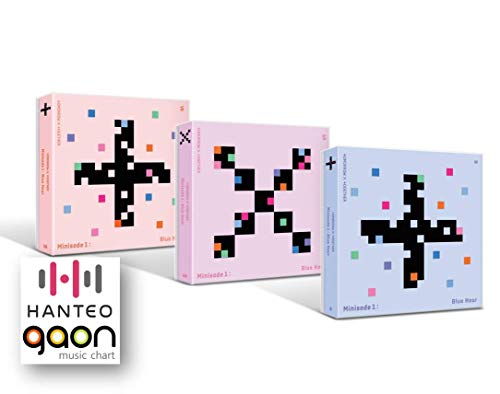 TOMORROW X TOGETHER (TXT - Minisode1 : Blue Hour [R + AR + VR Full Set ver.] [Pre Order] 3CD+3Photobook+3Folded Poster+Others with Tracking, Extra Decorative Stickers, Photocards