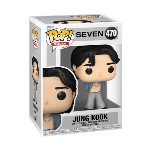 Funko Pop! Rocks: Jung Kook - Jungkook - (Seven) - BTS - Vinyl-Sammelfigur - Geschenkidee - Offizielle Handelswaren - Spielzeug Für Kinder und Erwachsene - Music Fans - Modellfigur Für Sammler