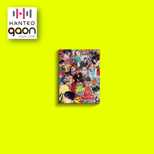 NCT Dream - Hot Sauce [Photobook Crazy ver.] (The 1st Album) [Pre Order] CD+Photobook+Folded Poster+Others with Tracking, Extra Decorative Stickers, Photocards