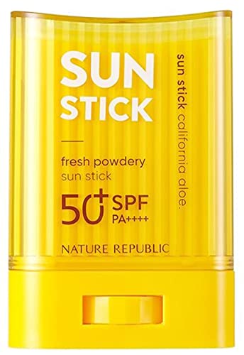 Nature Republic Fresh Powdery Sun Stick SPF50+/PA++++ Waterproof , 22g Korean Skincare