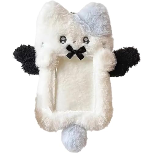 Uzztfa Cartoon-fotokartenhalter, Plüsch-ausweishülle Im Koreanischen Stil, Schutzhülle Für Kpop-Idol-fotokarten, Schul- Und Bürokartenversorgung