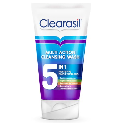 Clearasil Multitalent Waschcreme und Peeling 3in1 - Waschpeeling fürs Gesicht, gegen Hautunreinheiten & zur Hauterneuerung - 1 x 150 ml