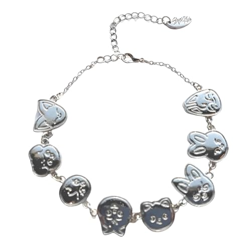 AYVRUOP Stray Kids Merch,Stray Kids Bracelet,Stray Kids SKZOO Stil Design,Kpop Schmuck,Stray Kids Gifts,Stray Kids Fanartikel(A)