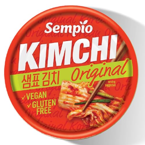 Sempio Canned Kimchi Original koreanischer Napakohl Kim Chi, 3er Pack (3 x 160 g)