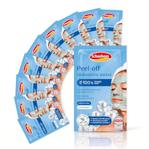 Schaebens Peel-Off Maske, 10 beutel a 15 ml