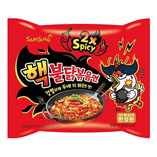 Nudel Ramen gesprungen 2 spicy SAMYANG Korea 140g - Pack 6 stück