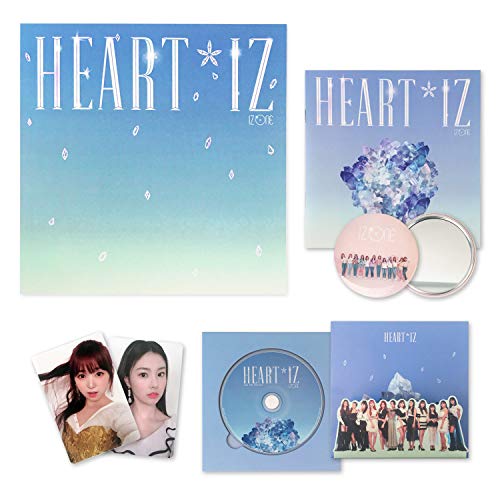 IZONE 2nd Mini Album - HEART*IZ [ Sapphire ver. ] CD + Mini Photobook + Booklet + Photocards + Pop-up Card + OFFICIAL POSTER + FREE GIFT
