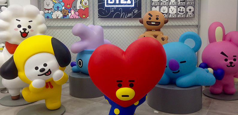 BT21 bekommen einen Onlineshop in Europa