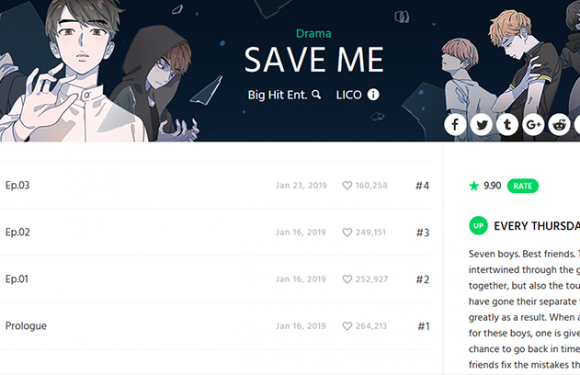 Save Me: BTS Webtoon