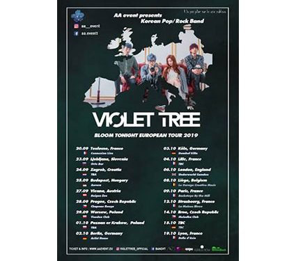 Violet Tree tourt wieder durch Europa