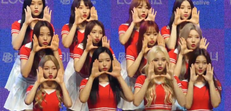 LOONA charten als erste KPOP Girlgroup in US Pop Radio Charts Top 40