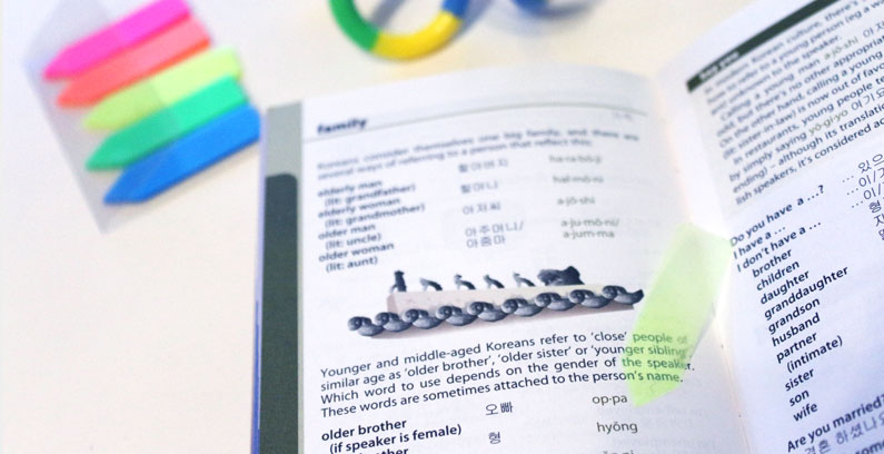 Koreanisch üben mit Büchern