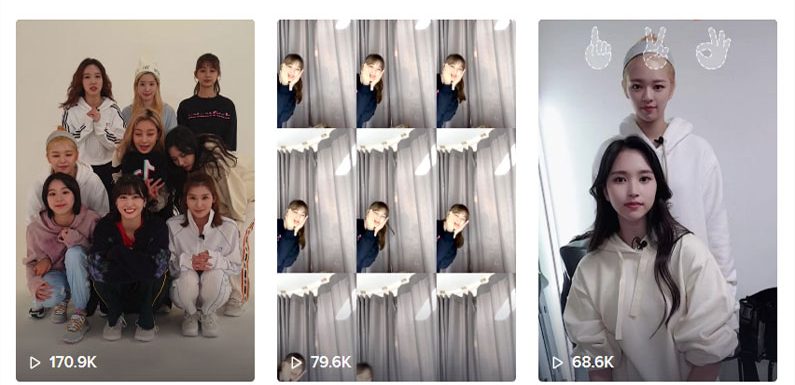 Twice haben nun TikTok Account eingeweiht