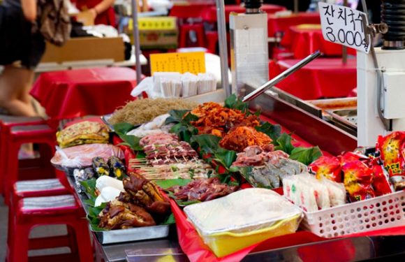 Der Namdaemun-Markt in Seoul