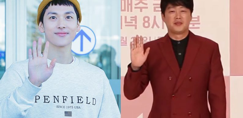 Im Siwan & Kim Heewon stehen gemeinsam vor der Kamera