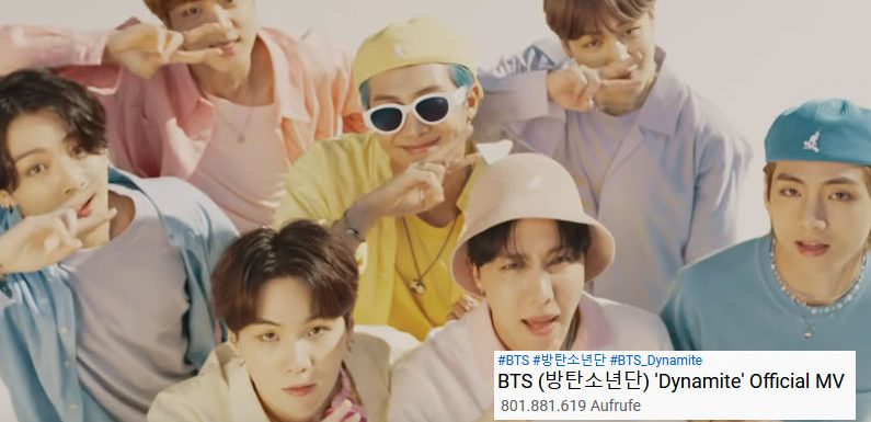 BTS‘ Dynamite hat einen neuen Rekord gebrochen!