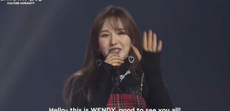 Wendy stand nach einem Jahr wieder mit Red Velvet auf der Bühne