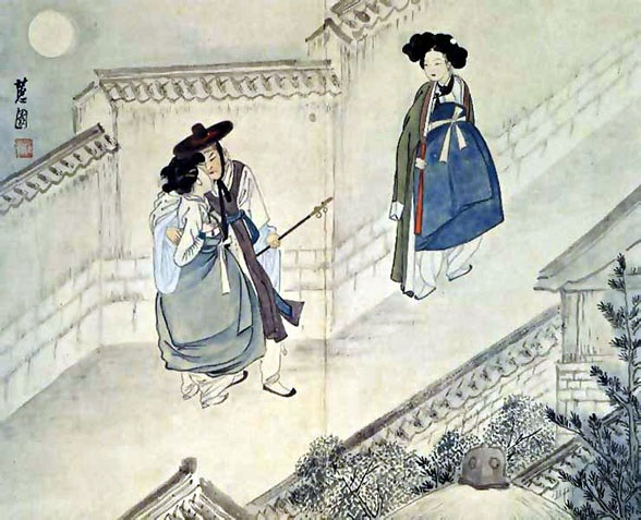Gisaeng-Gemälde