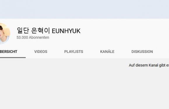 Super Junior’s Eunhyuk hat nun einen eigenen YouTube Kanal