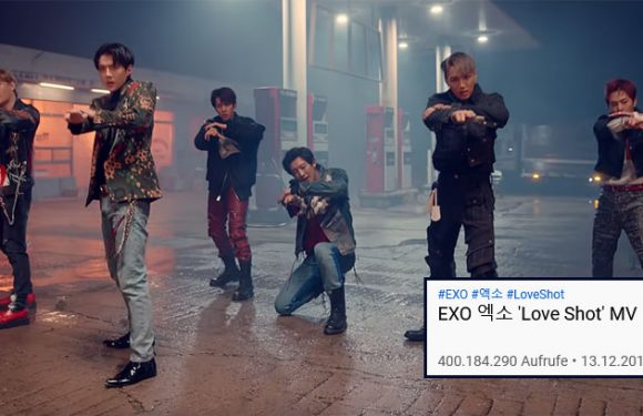 „Love Shot“ erreicht als erstes EXO Musikvideo 400 Mio. Views