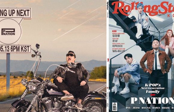 P Nation kündigt ein Comeback an & ist auf dem Rolling Stones Cover