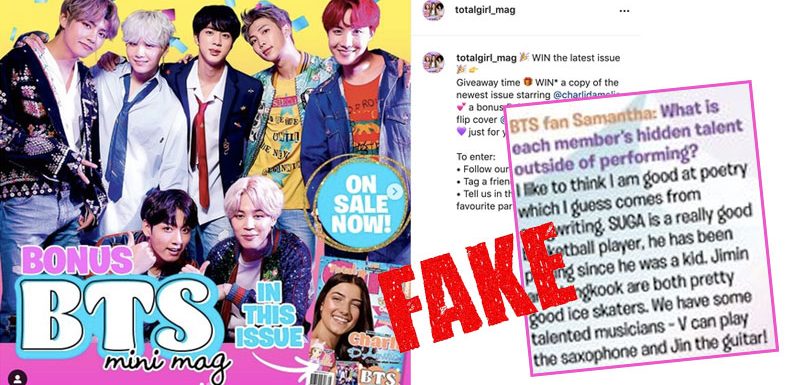 Peinlich: Dieses BTS Interview hat es nie gegeben, es ist FAKE!