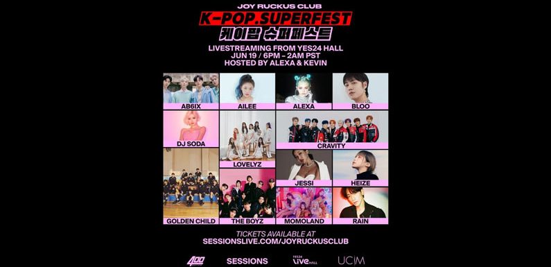 Hier ist das Lineup vom K-POP SUPERFEST